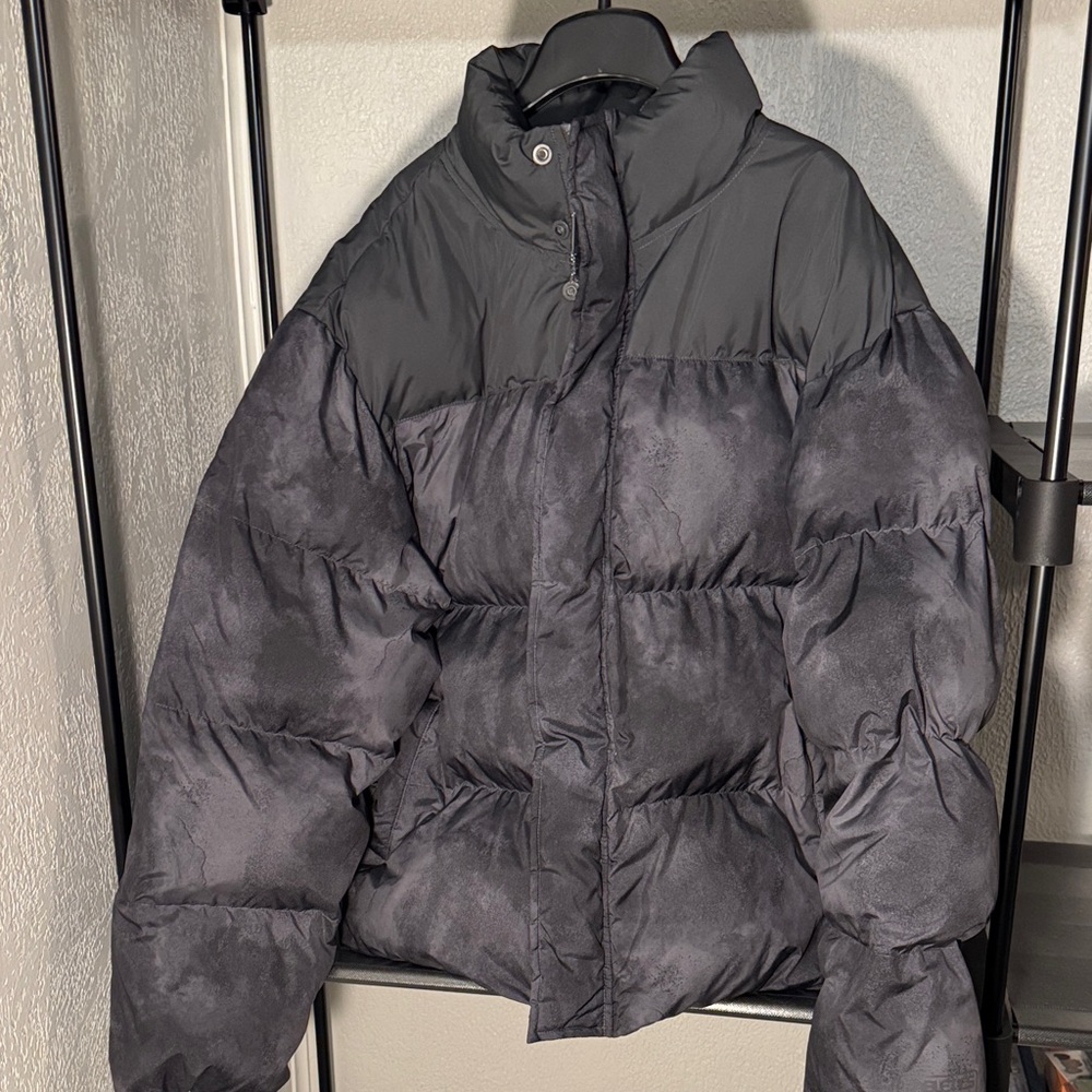 Fabletics Charcoal Puffer Jacket